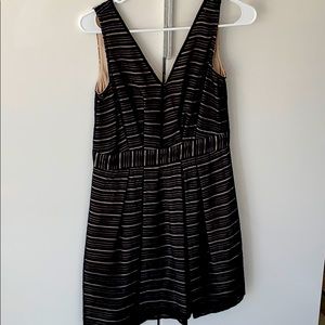BCBG generation Black and Tan cocktail dress